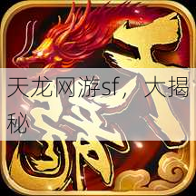 天龙网游sf,大揭秘